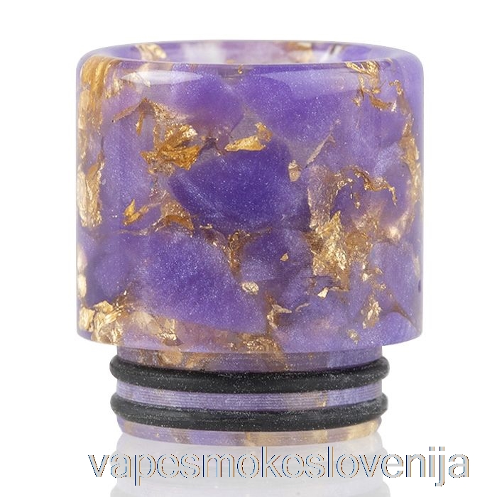 Vape Slovenija 810 Sequins Resin Drip Tip Purple